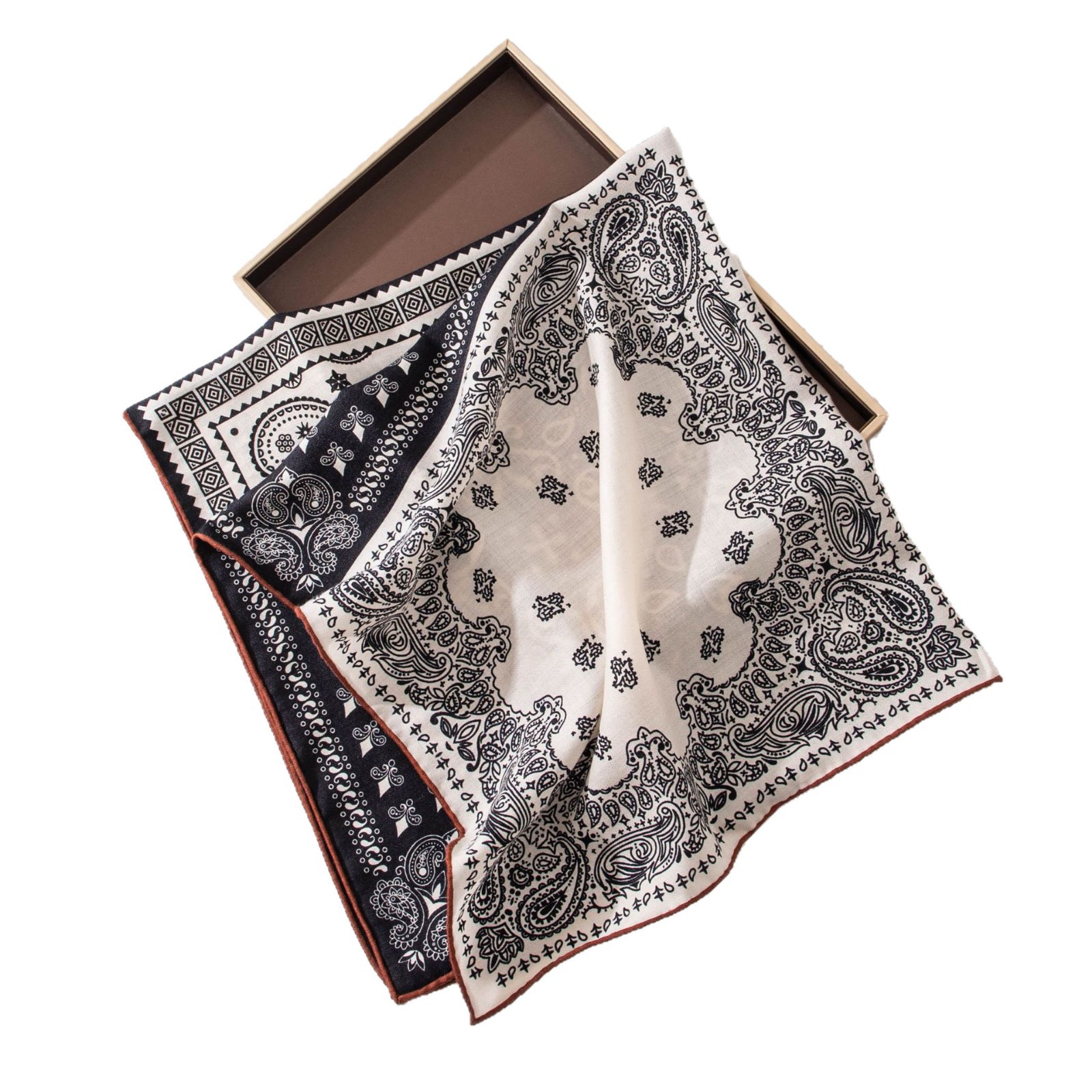 The Silk Wool Winter Neck Scarf - Image 5