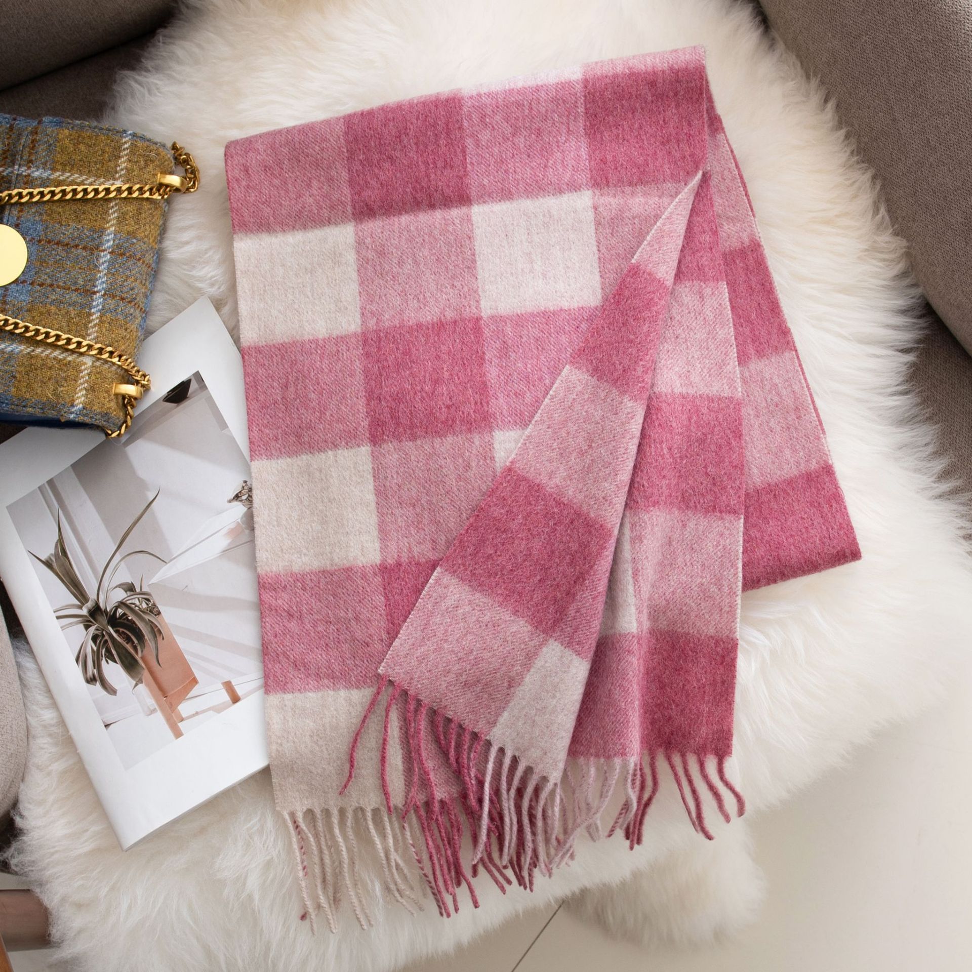 FHY24-7056-1 Lotus Pink Plaid