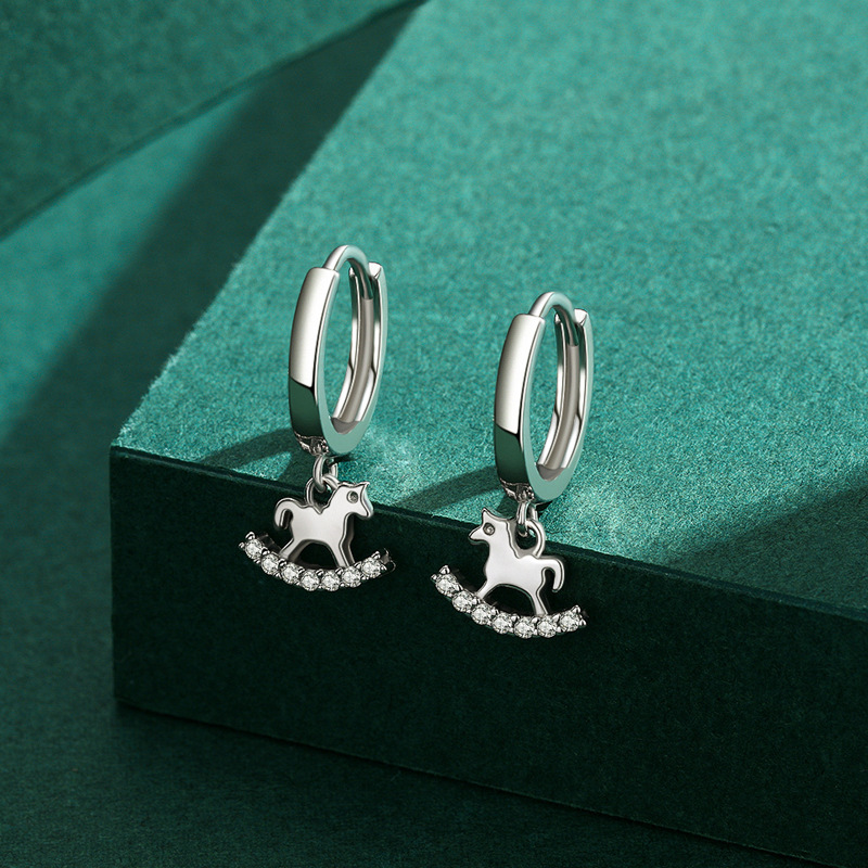 The Sterling Silver Horse Earrings - Image 4