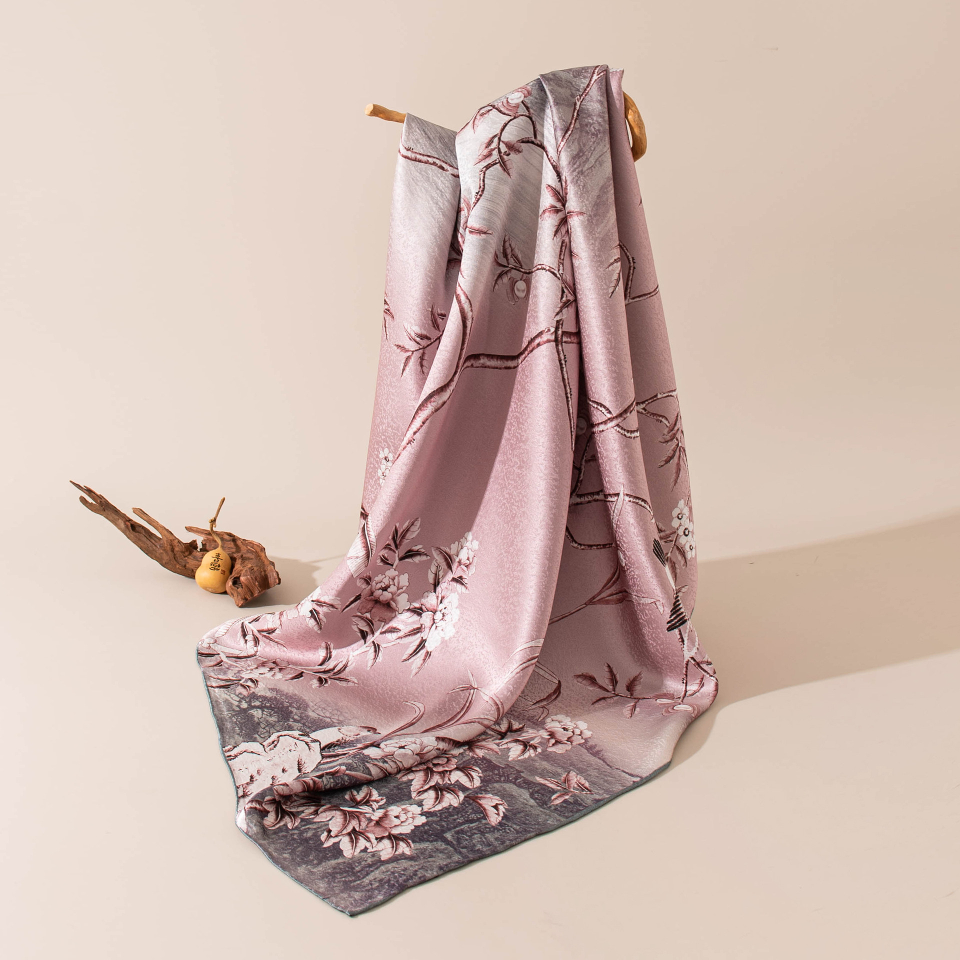 The Double-Sided Silk Square Scarf - Image 3