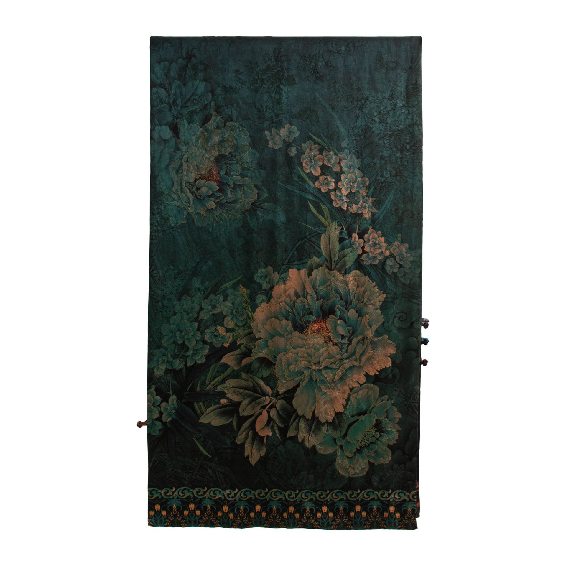 FHZ26-90389-1 Double-layer Buckle Emerald Peony