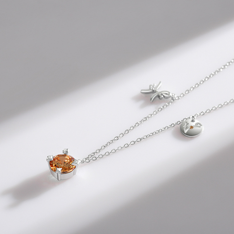 The Sterling Silver Pisces Collarbone Chain - Image 4