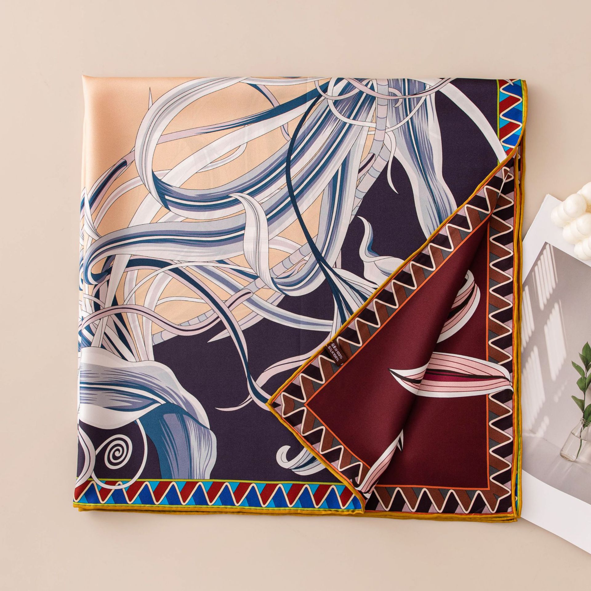 FHZ26-90616-6 Hand Roll - Branches and Leaves Entwined