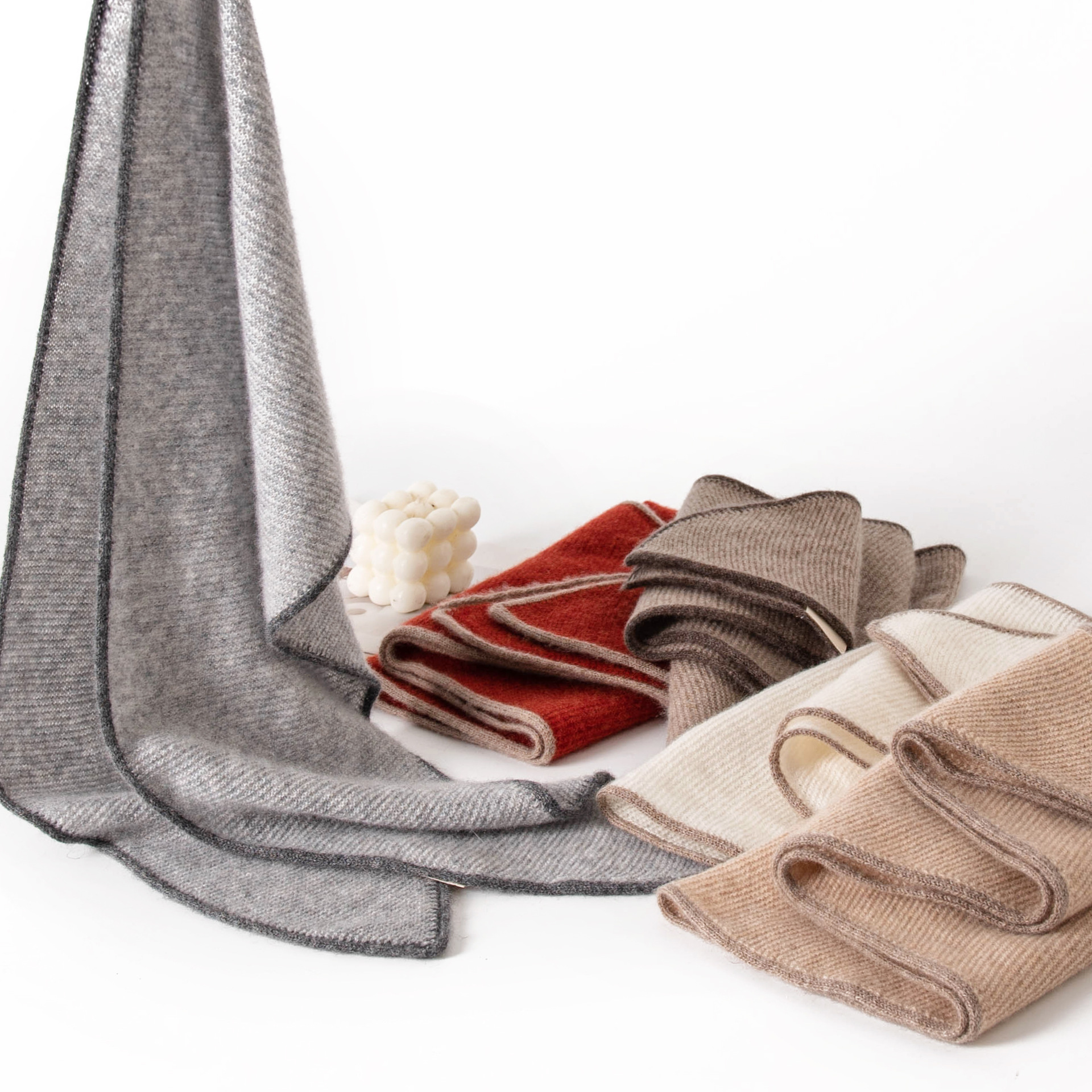 The Cashmere Triangle Scarf Winter Neck Wrap - Image 2