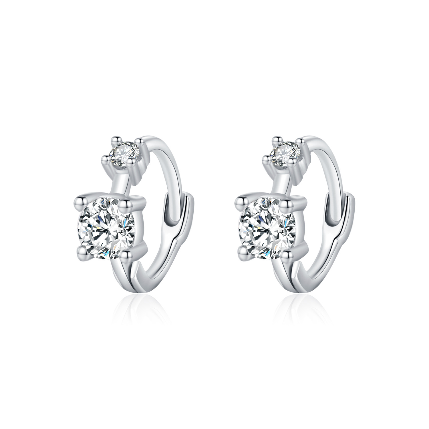 The S925 Sterling Silver Diamond Ear Cuff - Image 5