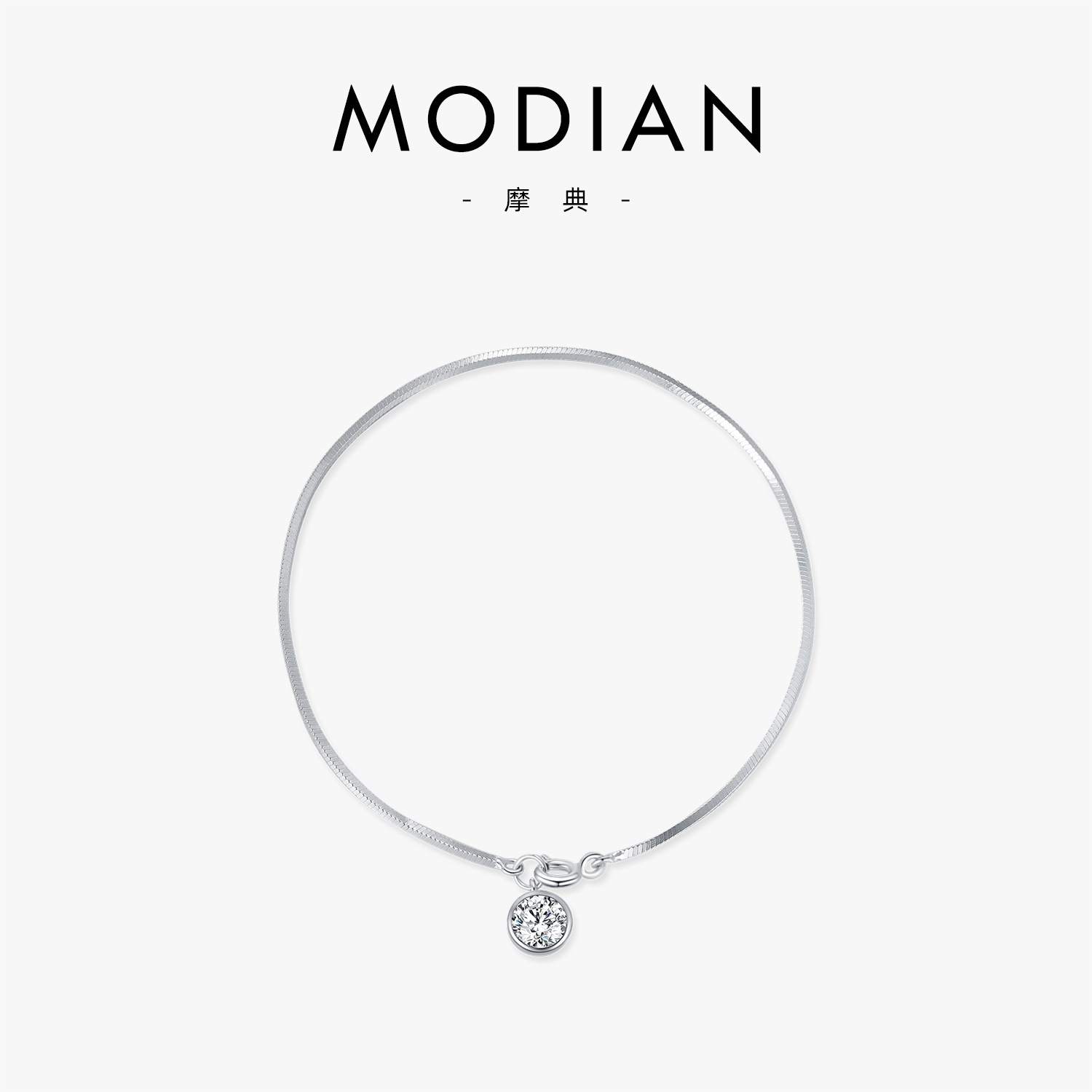 The S925 Sterling Silver Blade Snake Bone Bracelet