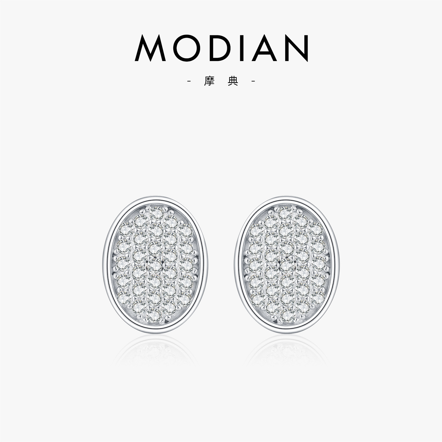 The Moissanite S925 Sterling Silver Button Earrings