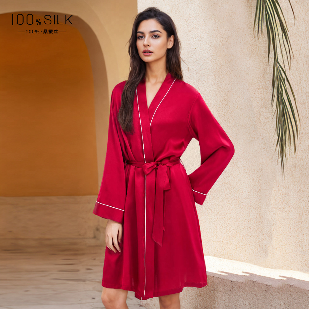 Wine Red - Single Robe