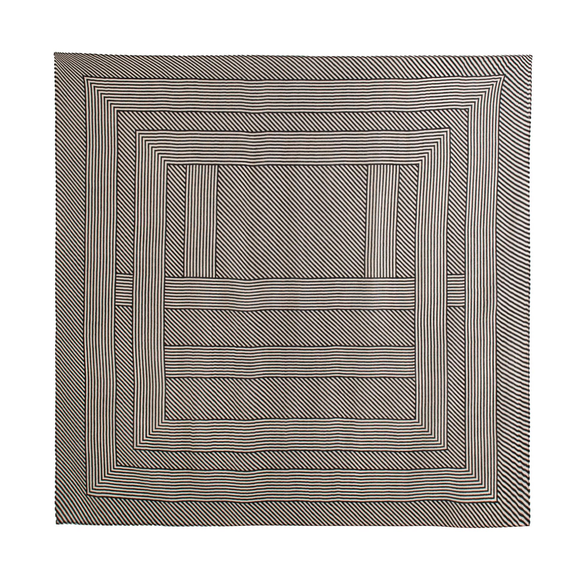 The Striped Water-Soluble Wool Scarf - Image 5