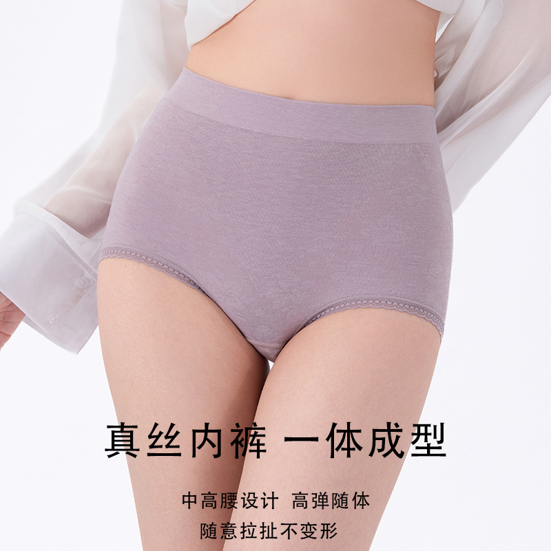 The Seamless Silk High Waist Briefs