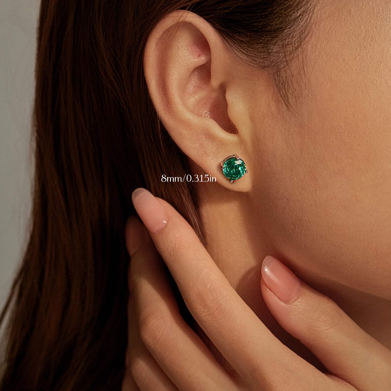 The S925 Sterling Silver Paraiba Rose Cut Earrings - Image 2