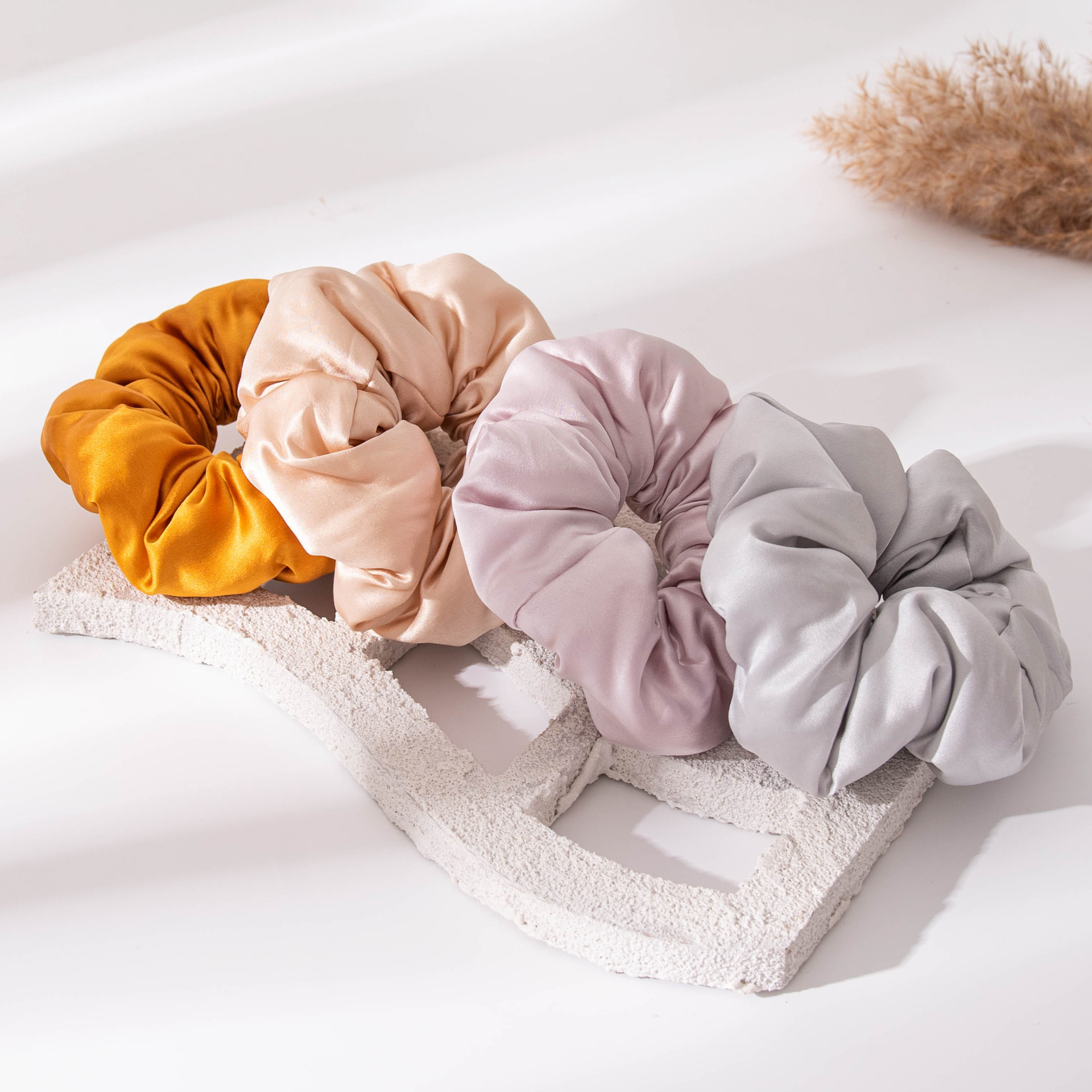 The Mulberry Silk Satin Scrunchie Hair Tie - Image 2