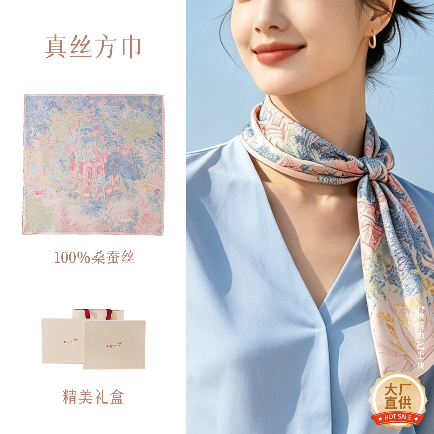 The Mulberry Silk Shawl in Gift Box