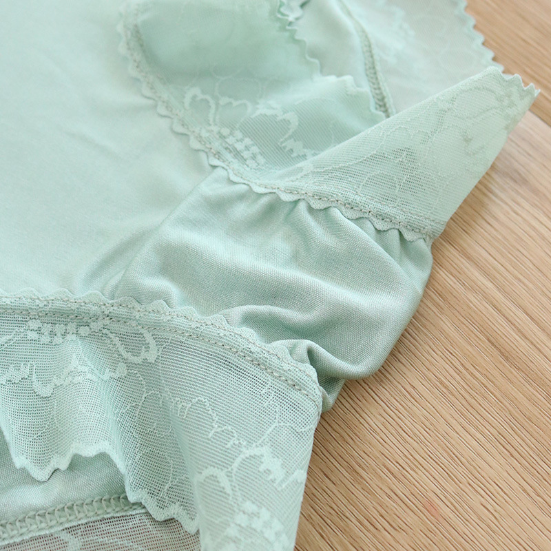 The Silk High Waist Lace Shorts - Image 4