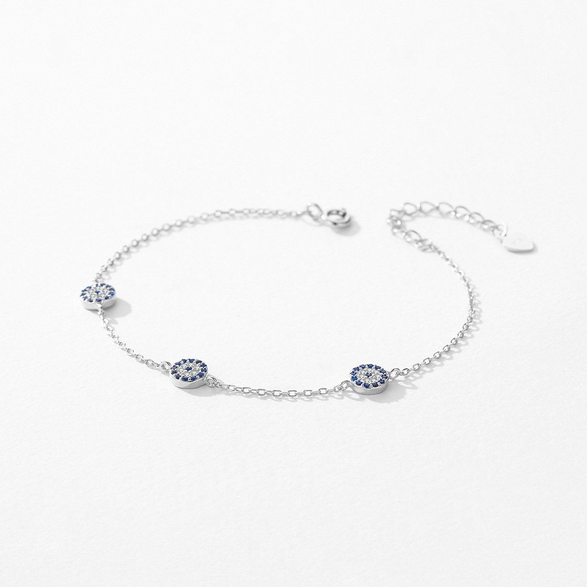 The Sterling Silver Blue Eye Bracelet - Image 4