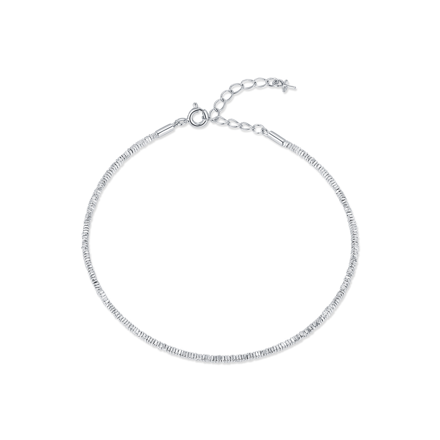 The Sterling Silver Boho Minimalist Bracelet - Image 5
