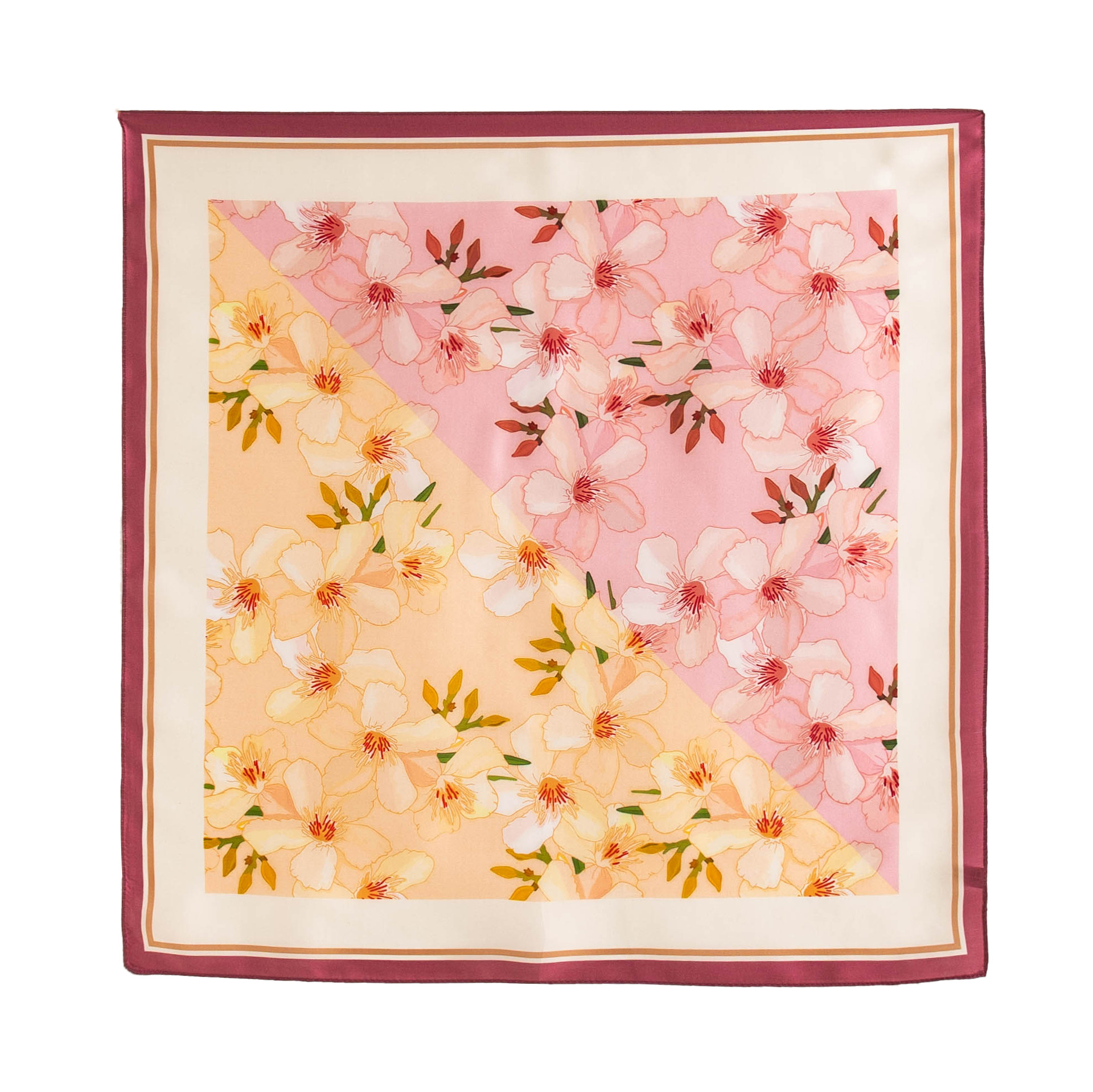 FHZ26-90606-10 Color-block Peach Blossom