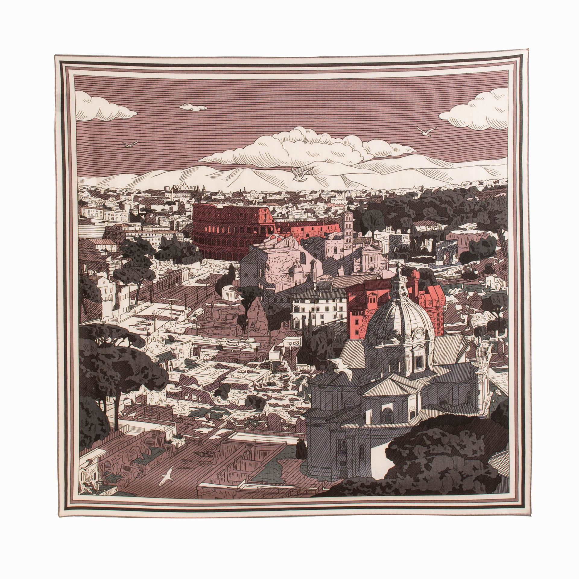FHZ25-90207-1 Hand Rolled - Double-sided British Architecture
