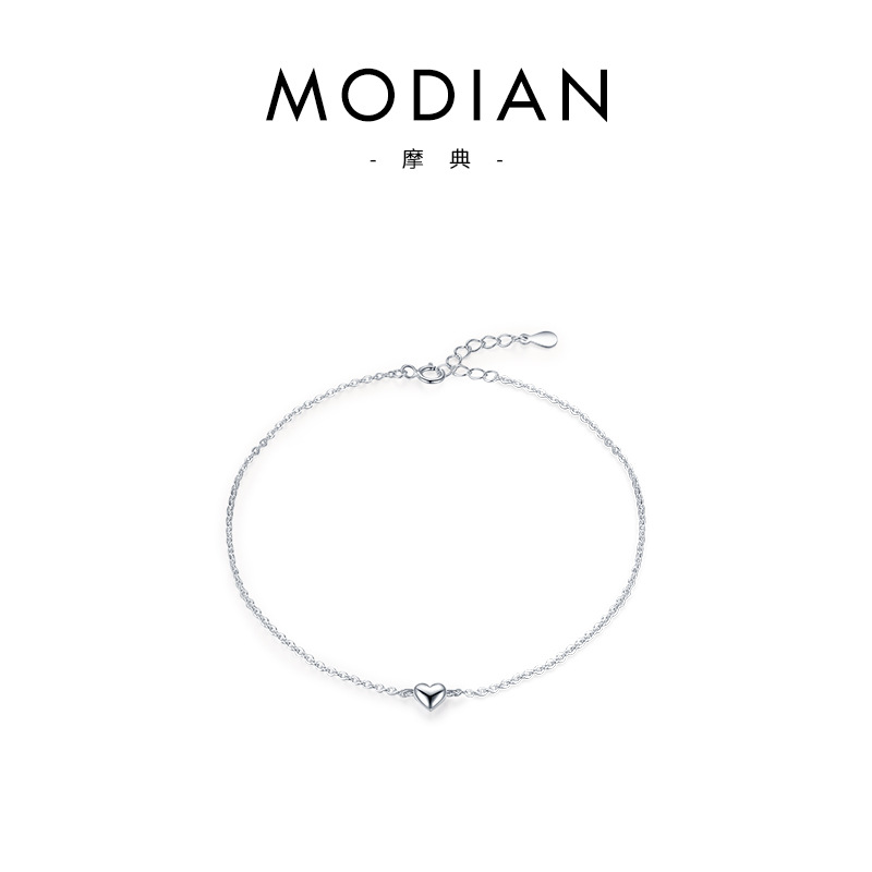 The S925 Sterling Silver Heart Cross Bracelet - Image 5