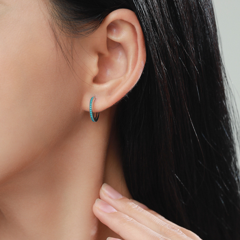 The Sterling Silver Turquoise Necklace and Ring Set - Image 2