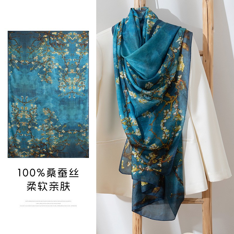 FHZ25-9693-1 Blue Plum Blossom Branch