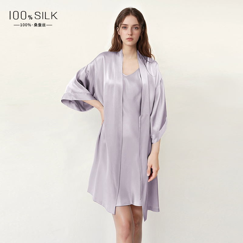 Rain Mist Purple-Single Robe