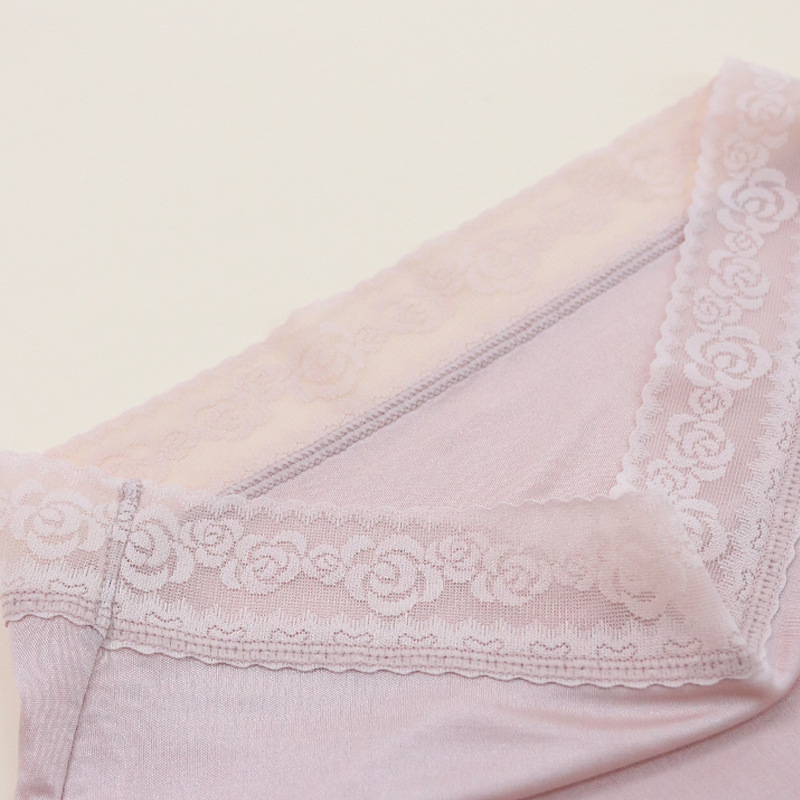 The Mulberry Silk Mid-Rise Triangle Panties - Image 4