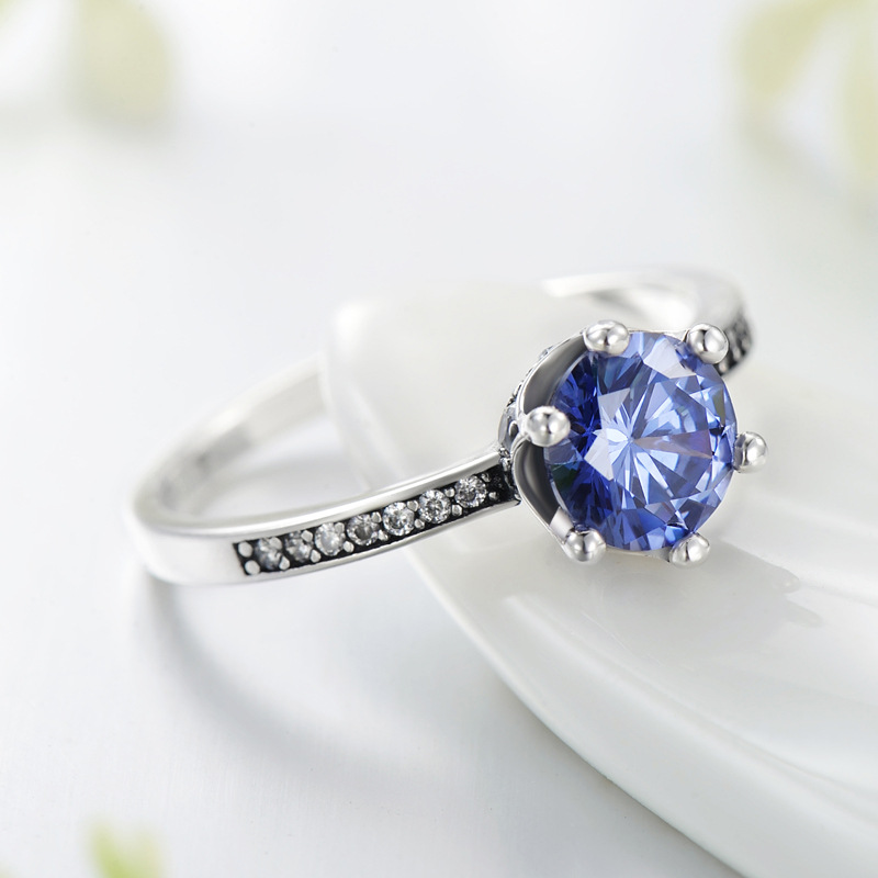 The Tanzanite Zirconia Crown Ring - Image 2