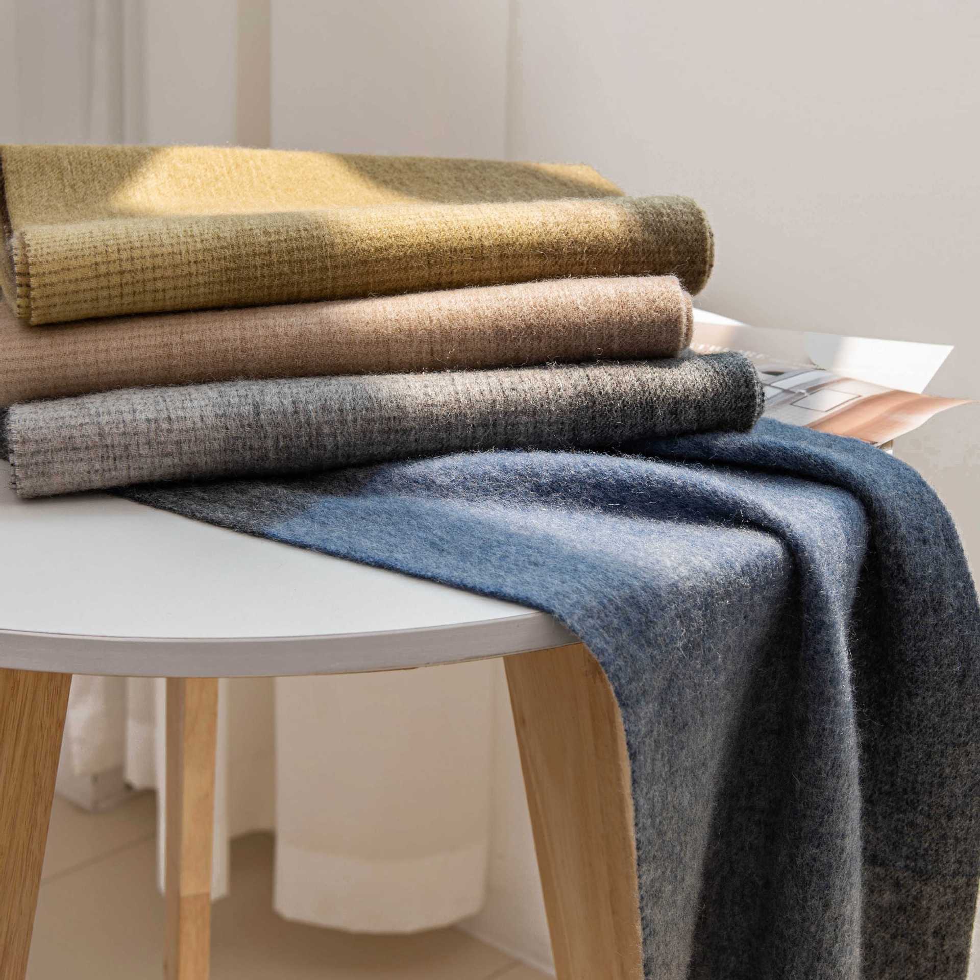 The 100% Wool Plaid Wrap Scarf - Image 3