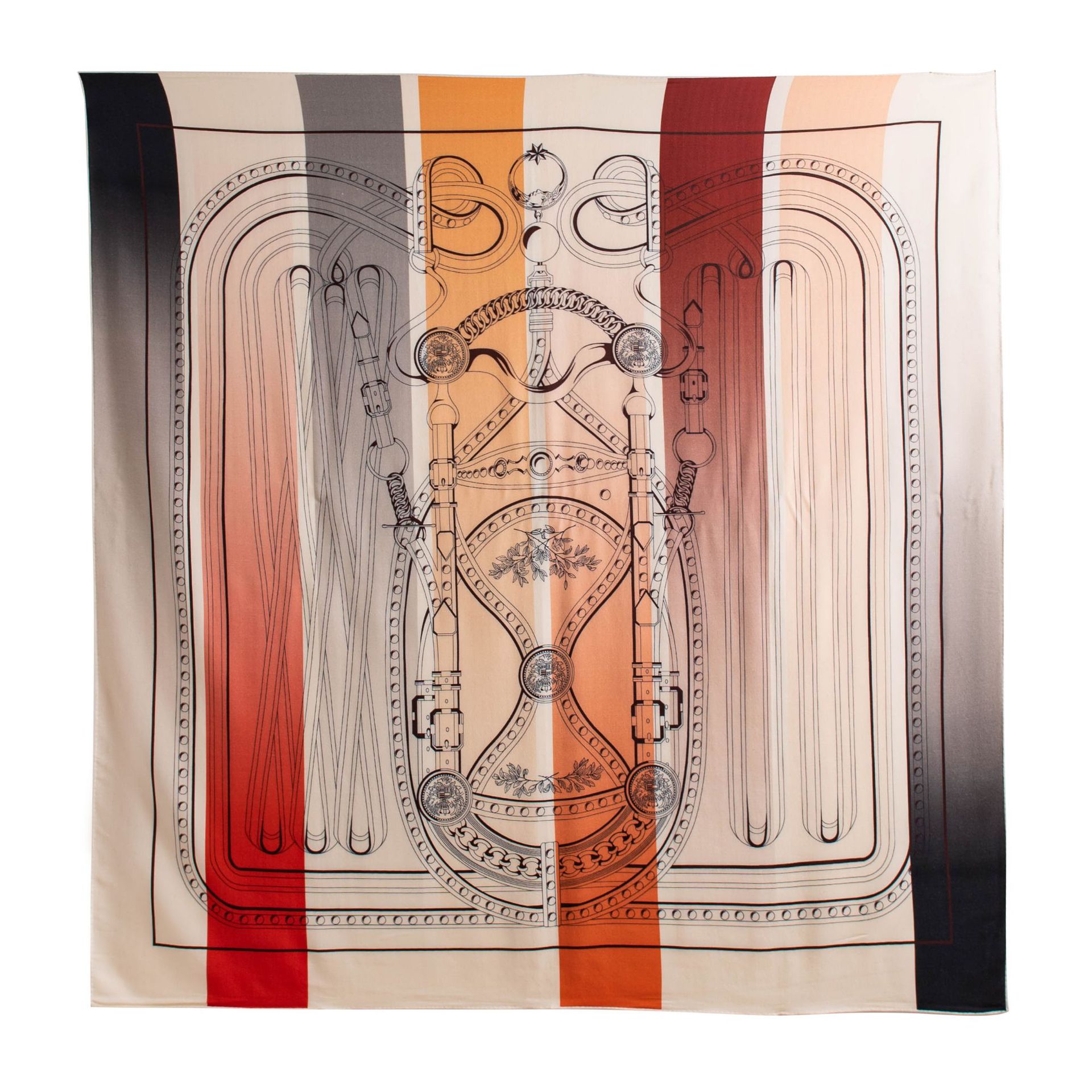 FHZ25-90019-1 Hand Rolled Double-Sided Towel Orange Shield