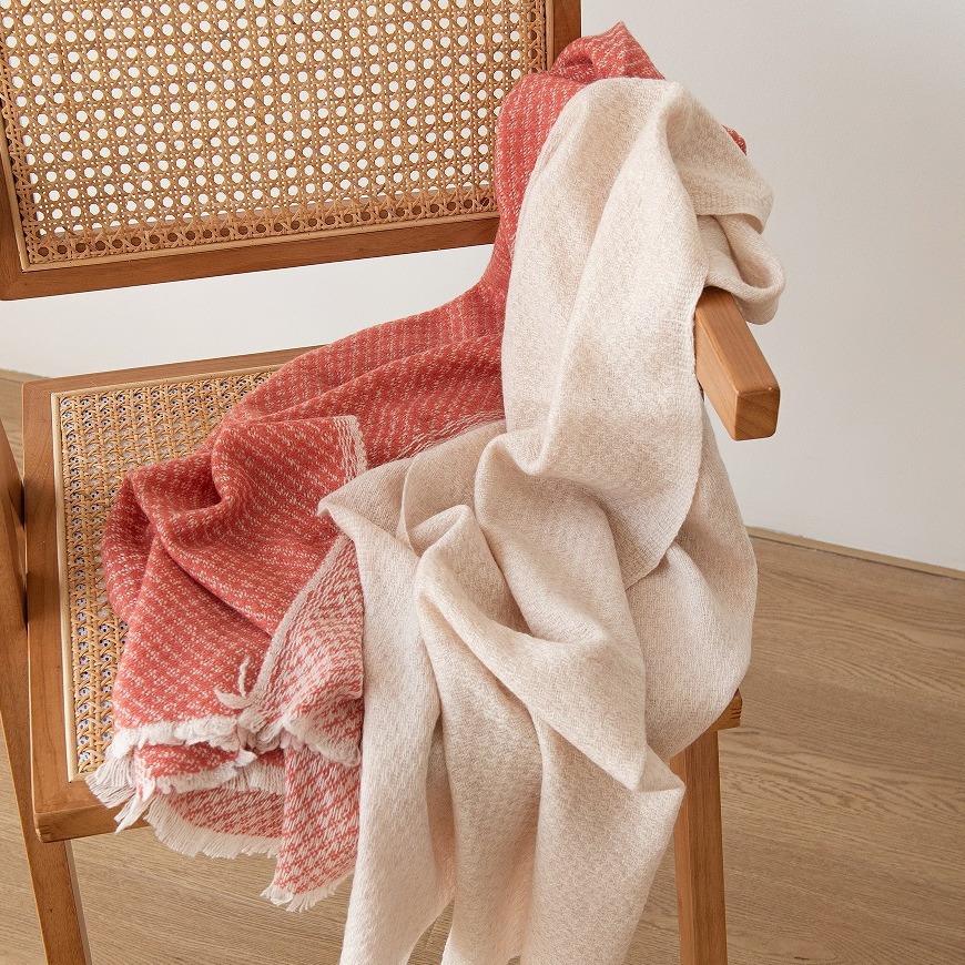 The 100% Wool Houndstooth Winter Shawl - Image 2