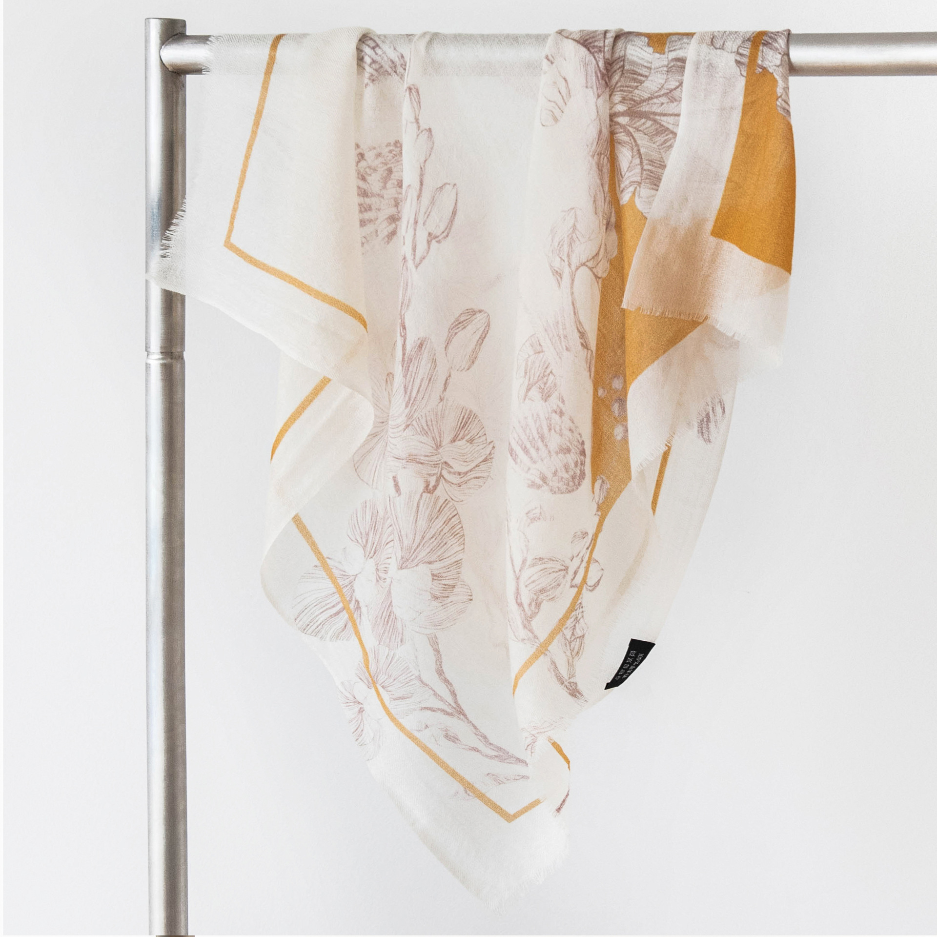 The 100% Cashmere Printed Lightweight Shawl