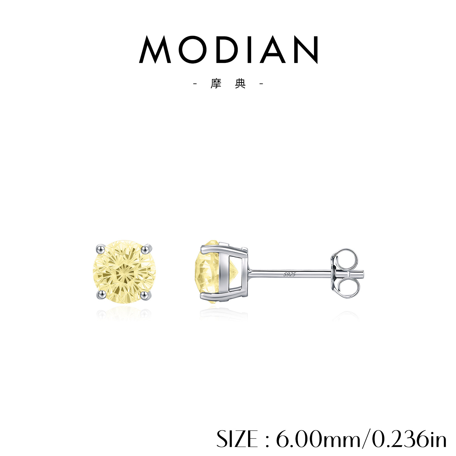 S925 Pure Silver (6MM)
