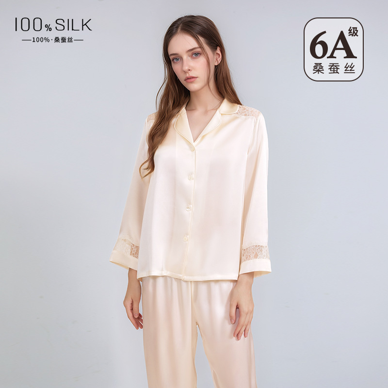 The 100% Mulberry Silk Pajama Set
