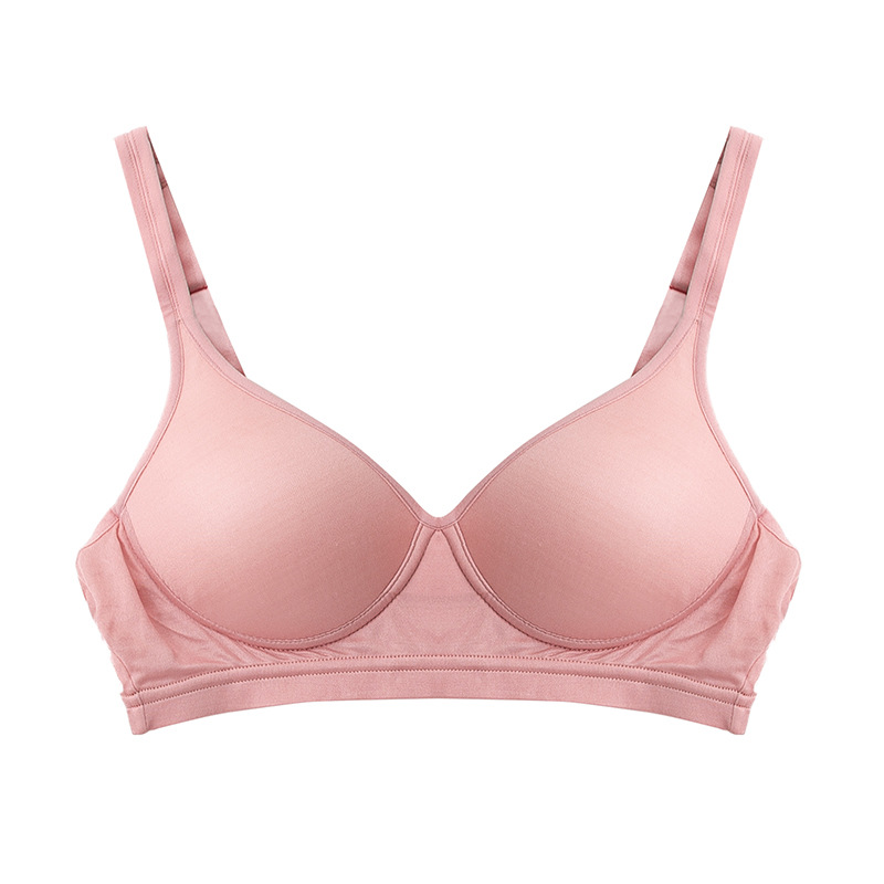 The Wire-Free Knitted Mulberry Silk Bra with 42-Needle Comfort - Image 5