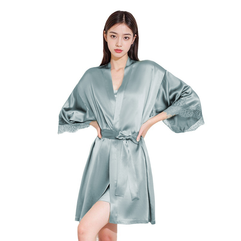 The 100% Mulberry Silk Bathrobe - Image 5