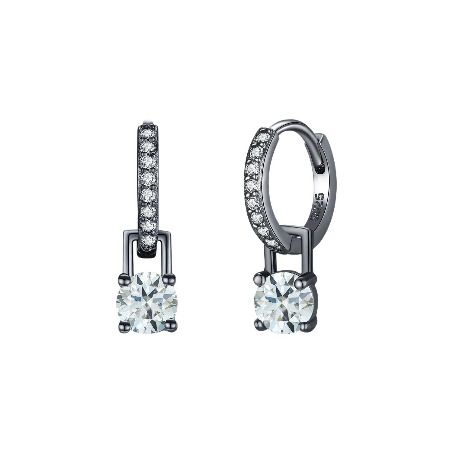 The 50-Point Moissanite S925 Silver Ear Cuff - Image 5