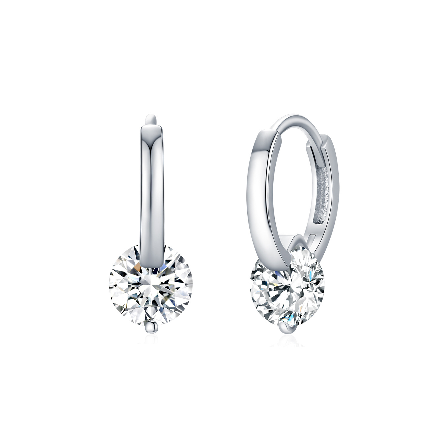 The S925 Sterling Silver Moissanite Ear Cuff - Image 5