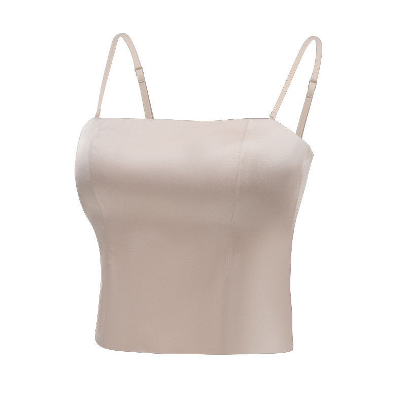 The 19 Momme Silk Backless Camisole Bra - Image 5