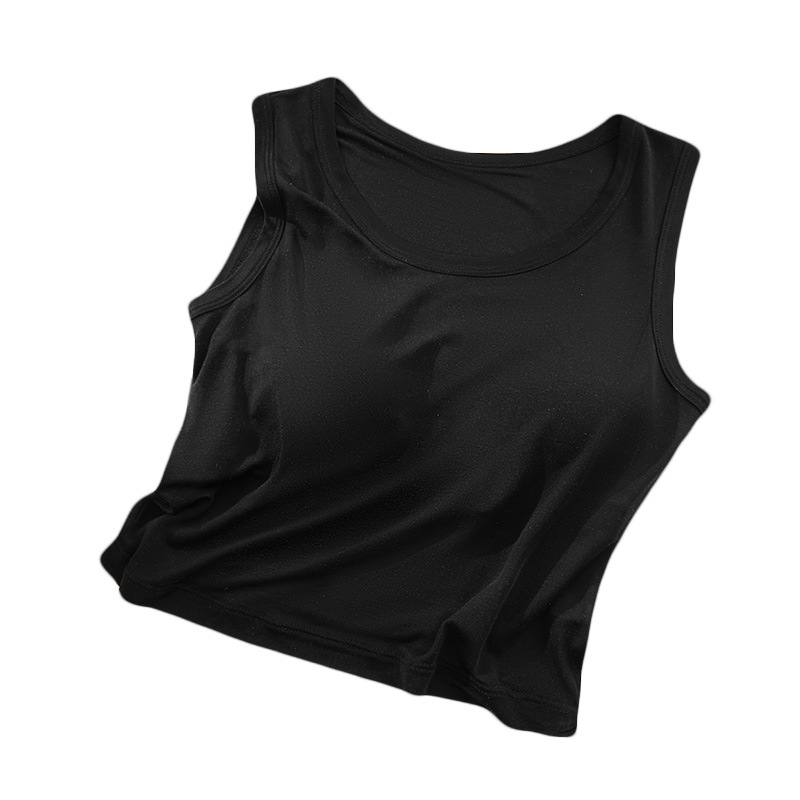 The Mulberry Silk Camisole with Removable Pads and Built-in Bra - Image 5