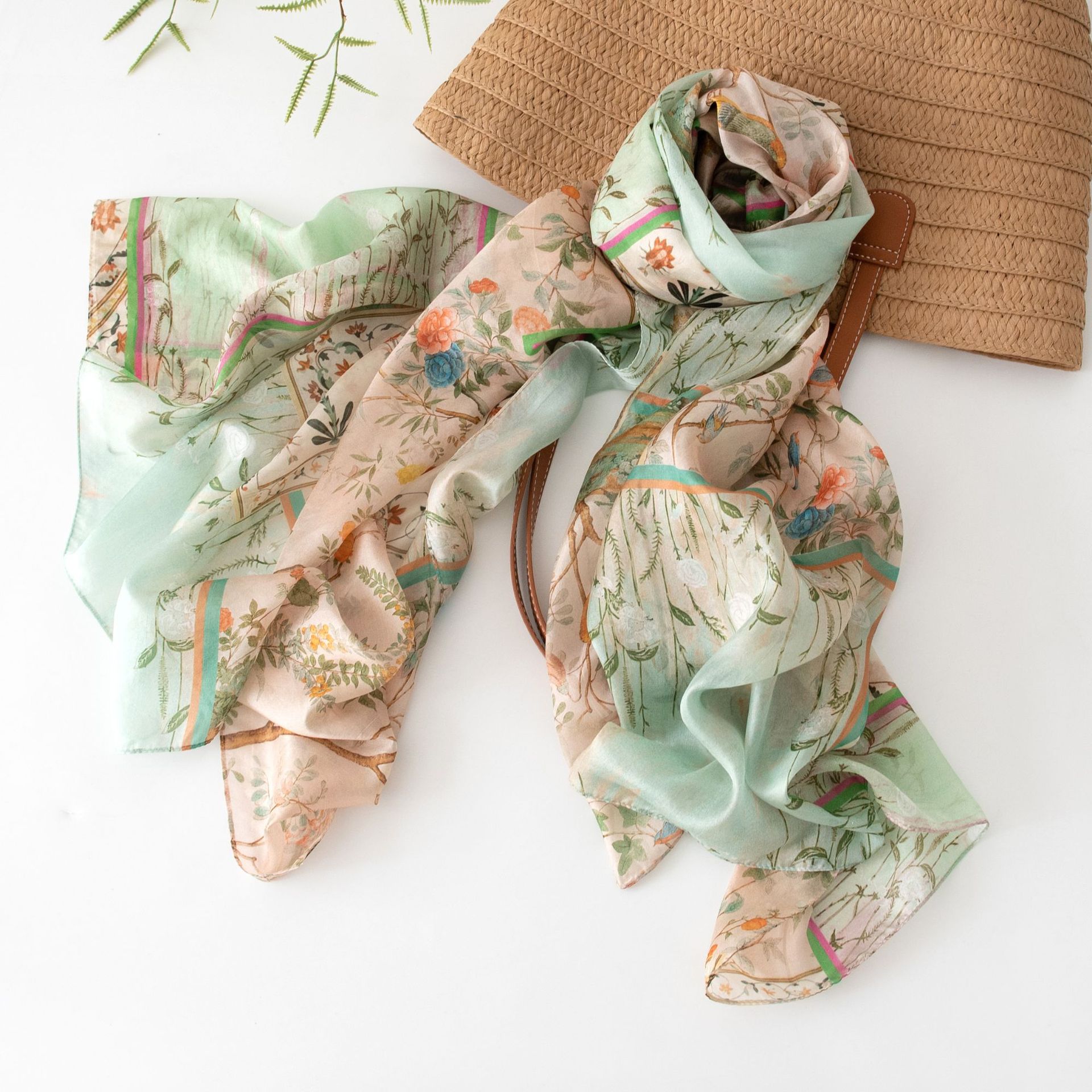 The Mulberry Silk Ring Scarf - Image 2