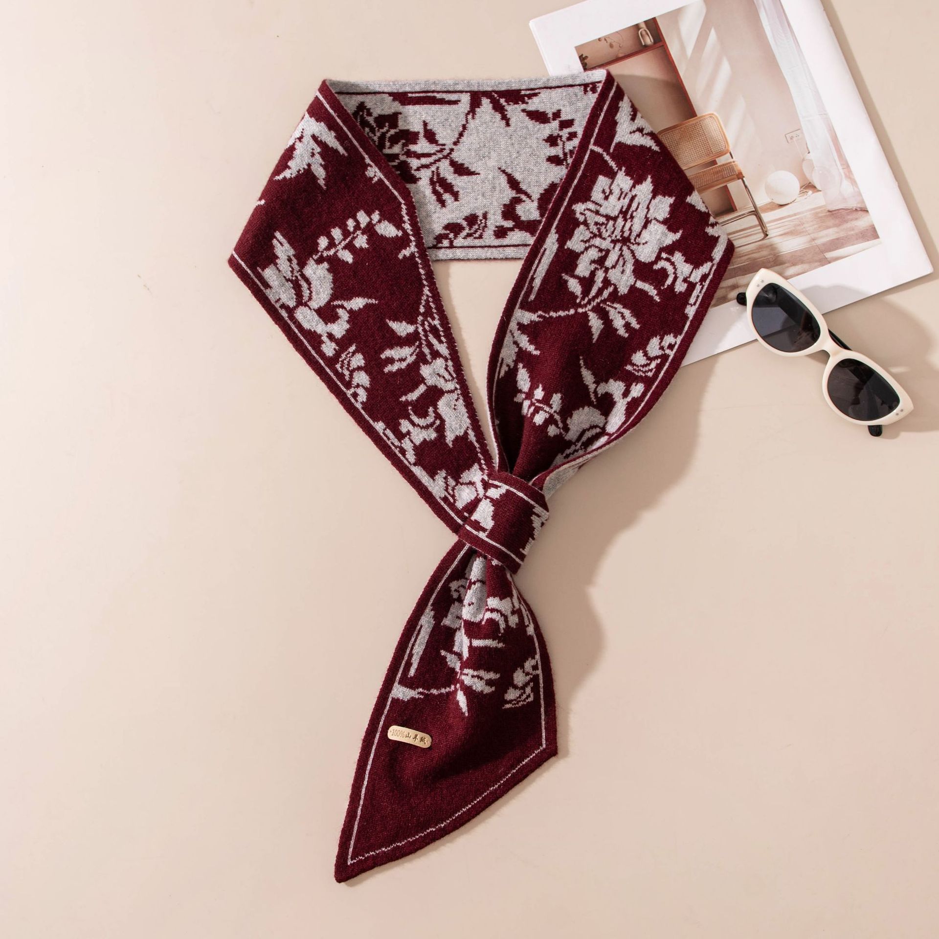 FHYR26-7270-4 Unique Beauty - Wine Red