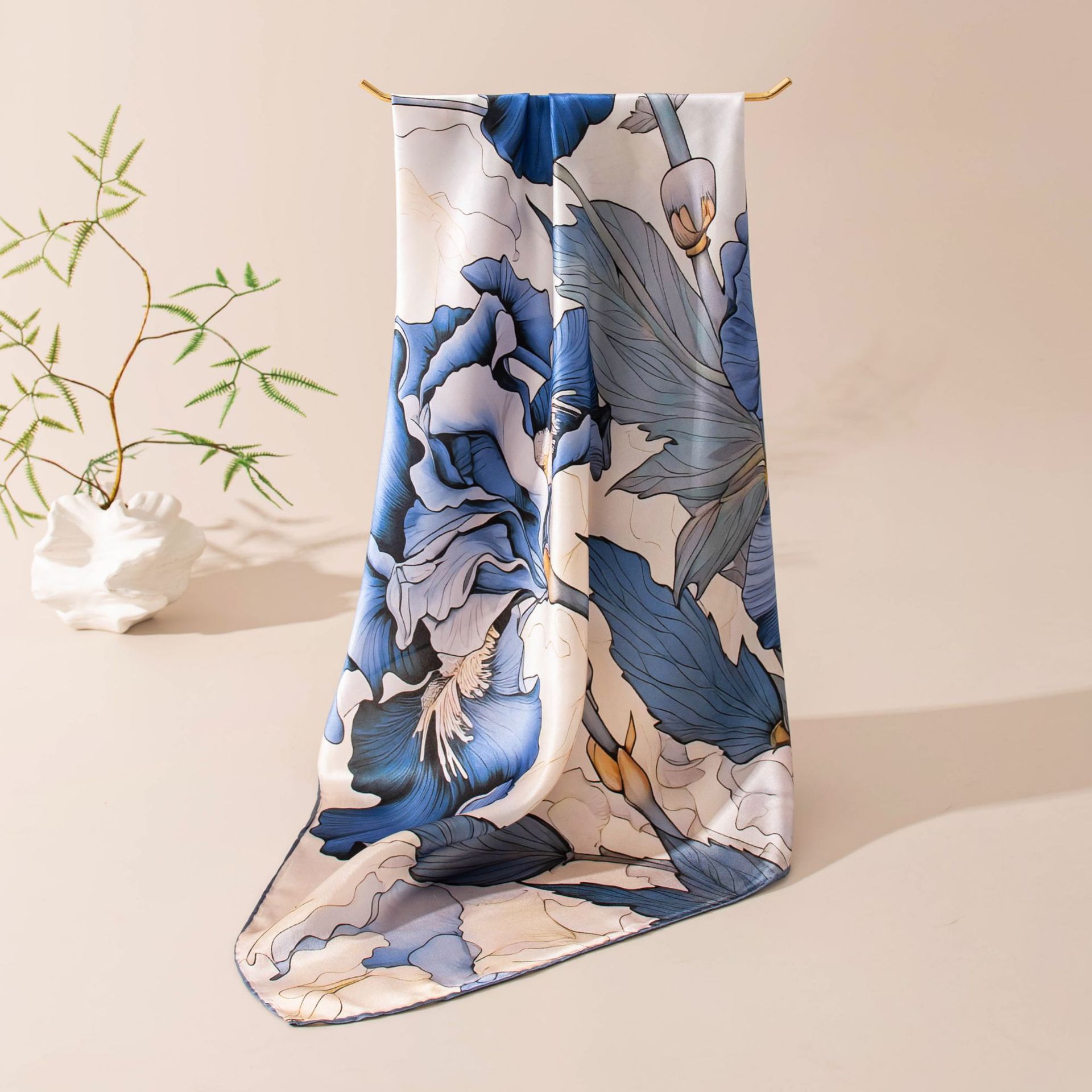 The Mulberry Silk Square Scarf - Image 2