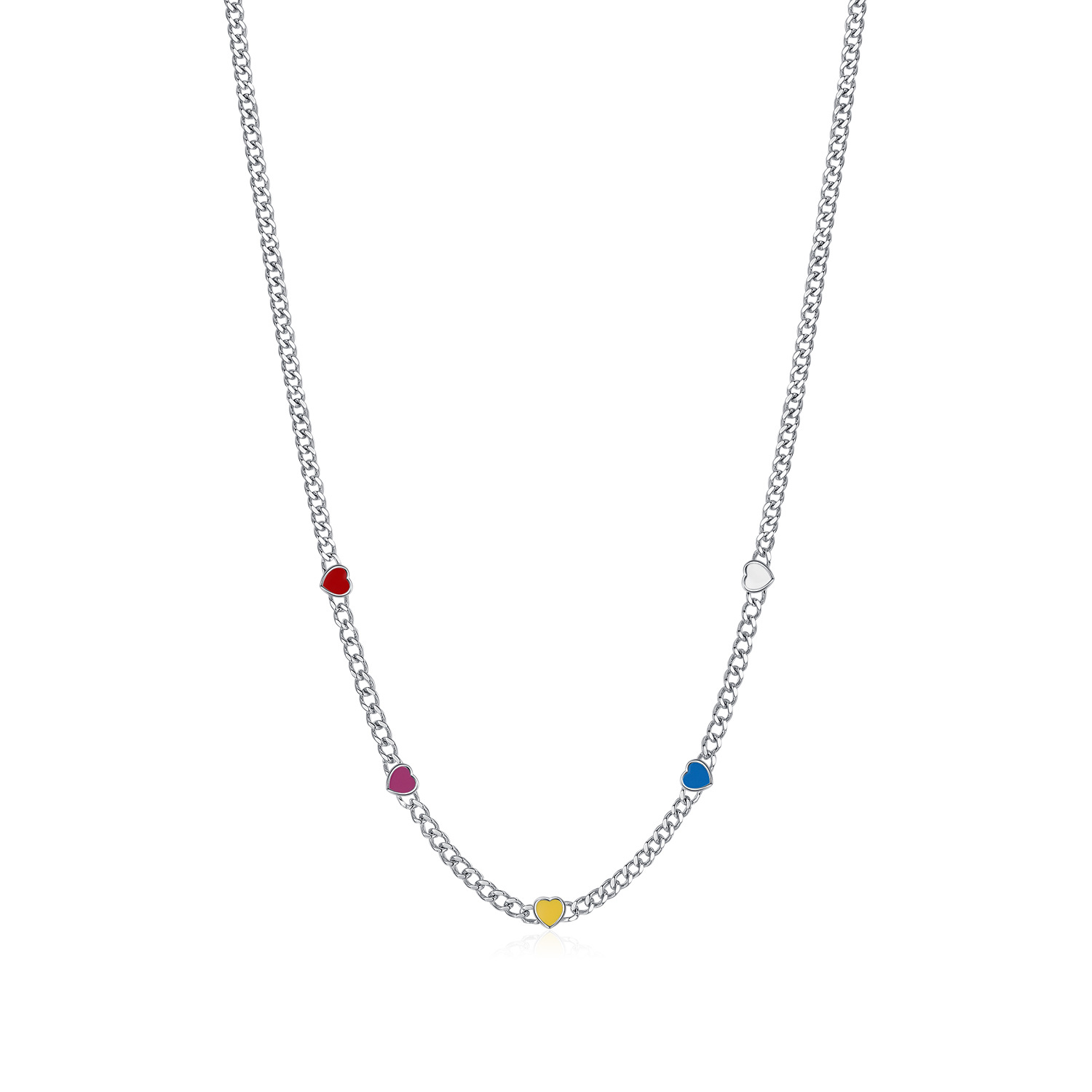 The Dopamine Color S925 Sterling Silver Choker Necklace - Image 5