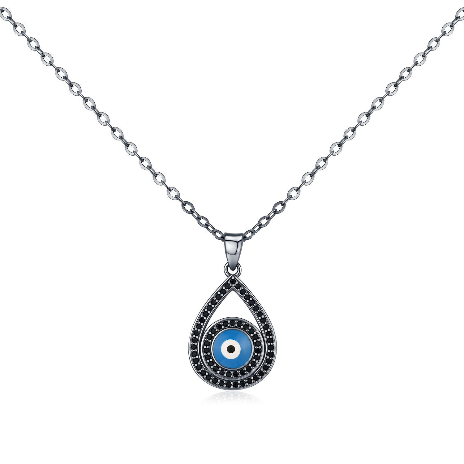The S925 Sterling Silver Ghost Eye Necklace - Image 5