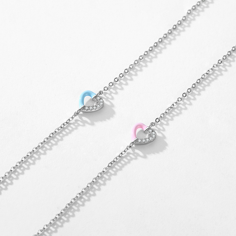 The Sterling Silver Heart Bracelet - Image 4