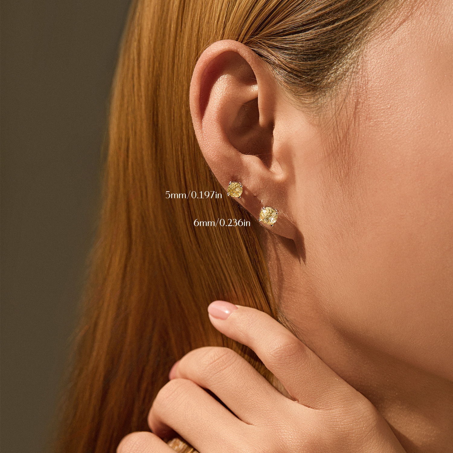 The S925 Sterling Silver Firework Cut Earrings - Image 2