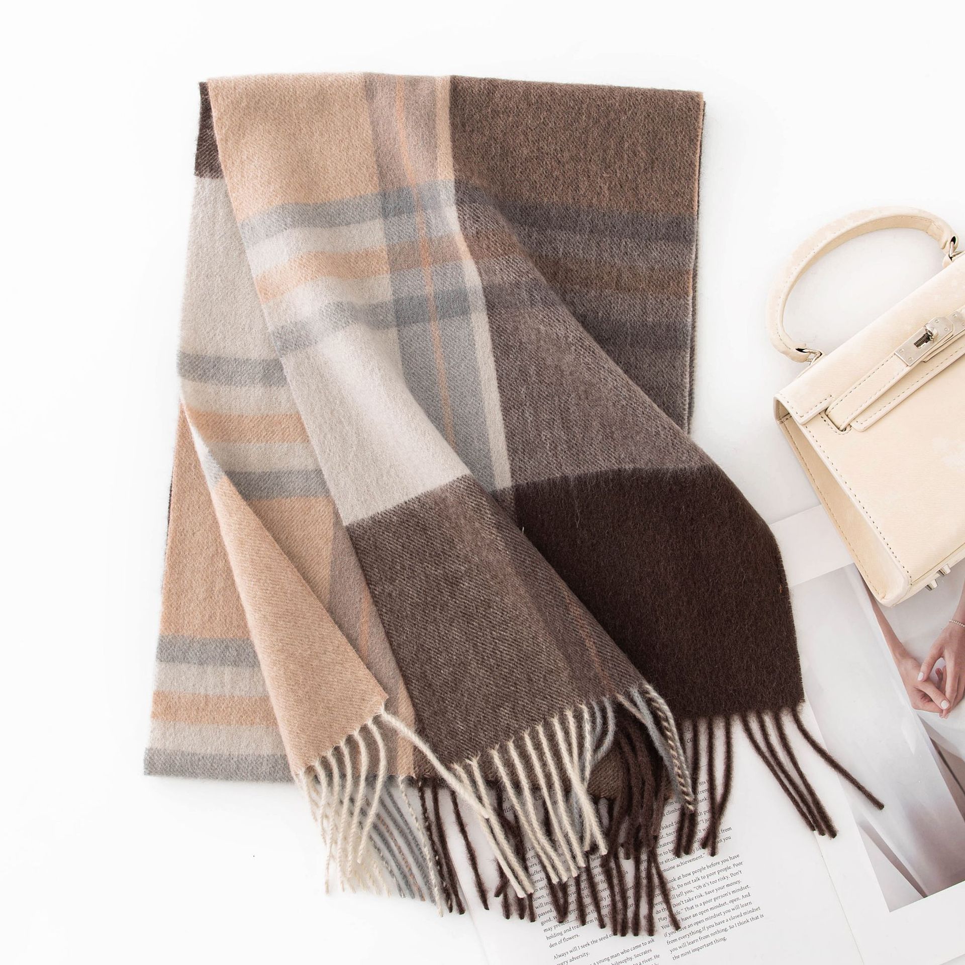FHY24-7033-3 Coffee Plaid