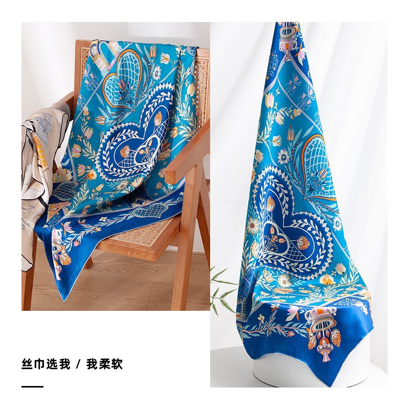 The Mulberry Silk Square Scarf Shawl - Image 2
