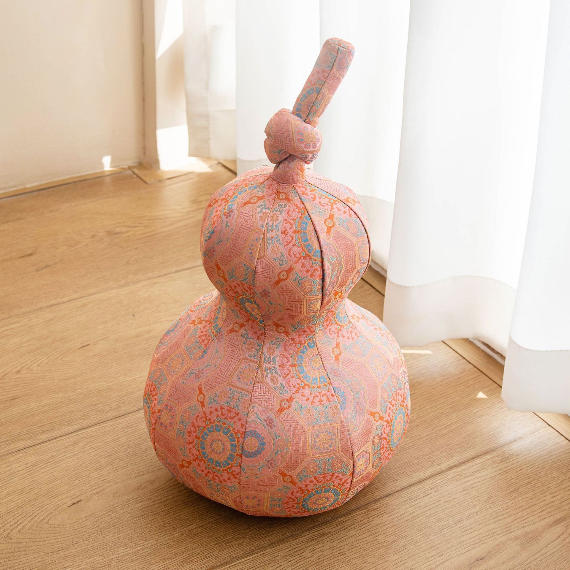The Silk Brocade Gourd Ornament - Image 3